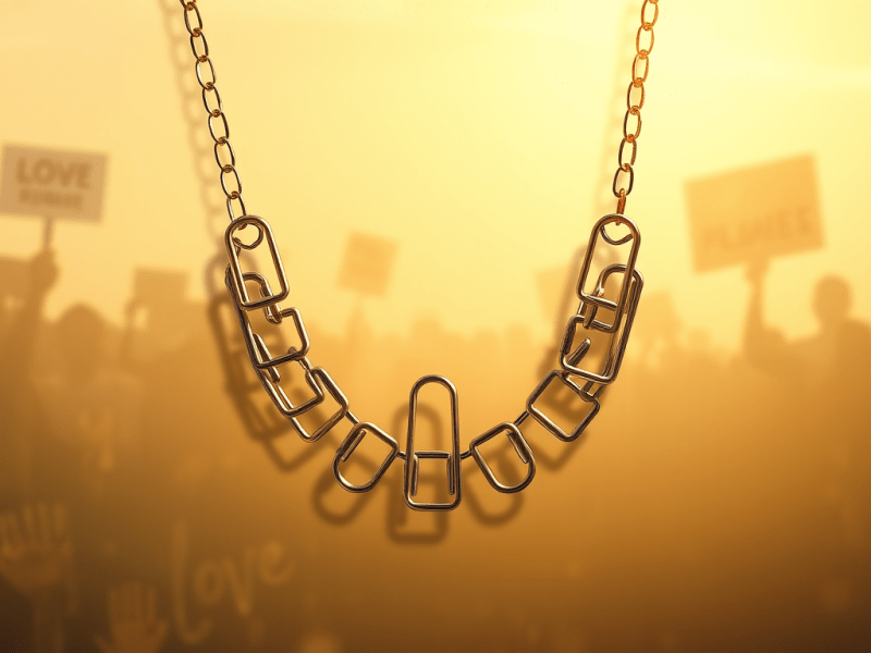 paperclip necklace resistance